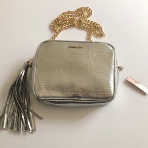 Victoria’s Secret Silver Crossbody NWT